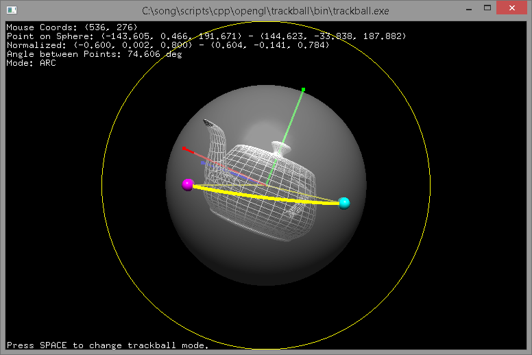 OpenGL Trackball